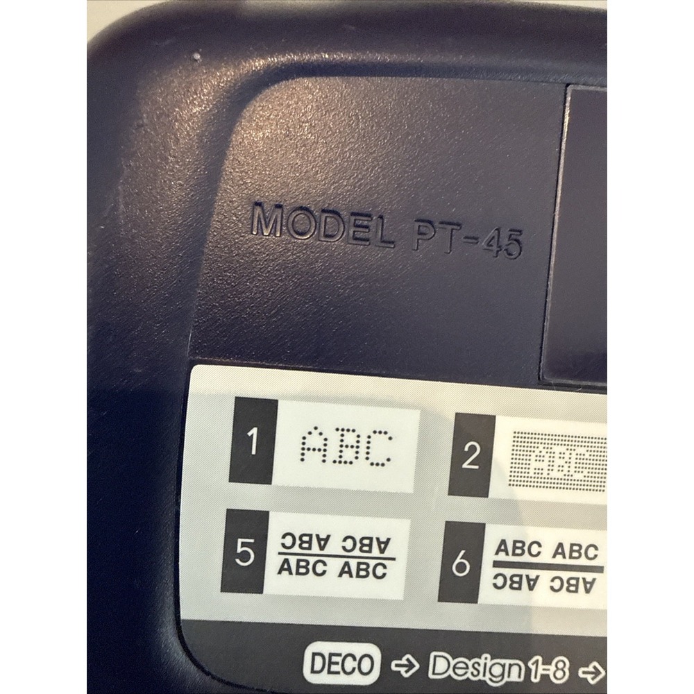 Brother P-Touch‎ Label Maker Model PT-45   WORKS! - Picture 4 of 4